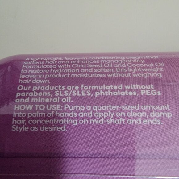Found Leave In Conditioner with Chia Seed Oil 5 FL OZ NEW - Picture 11 of 12